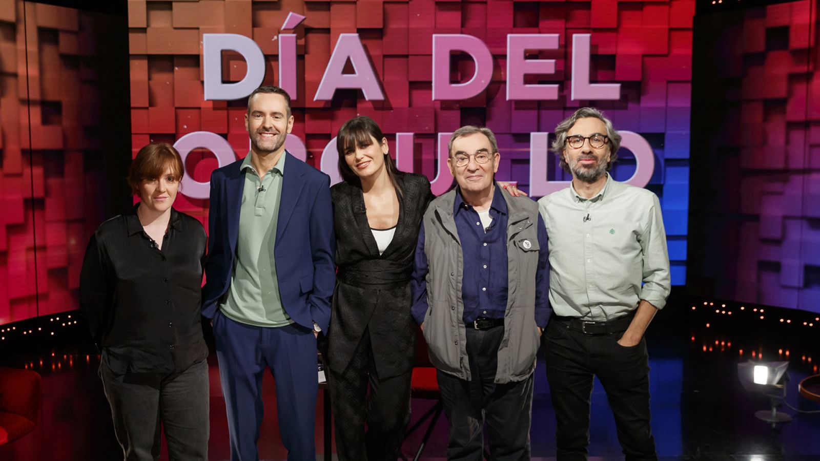 Pedro Olea, Zaida Carmona, Alejandro Melero y Javier Ocaña, con Elena S Sánchez