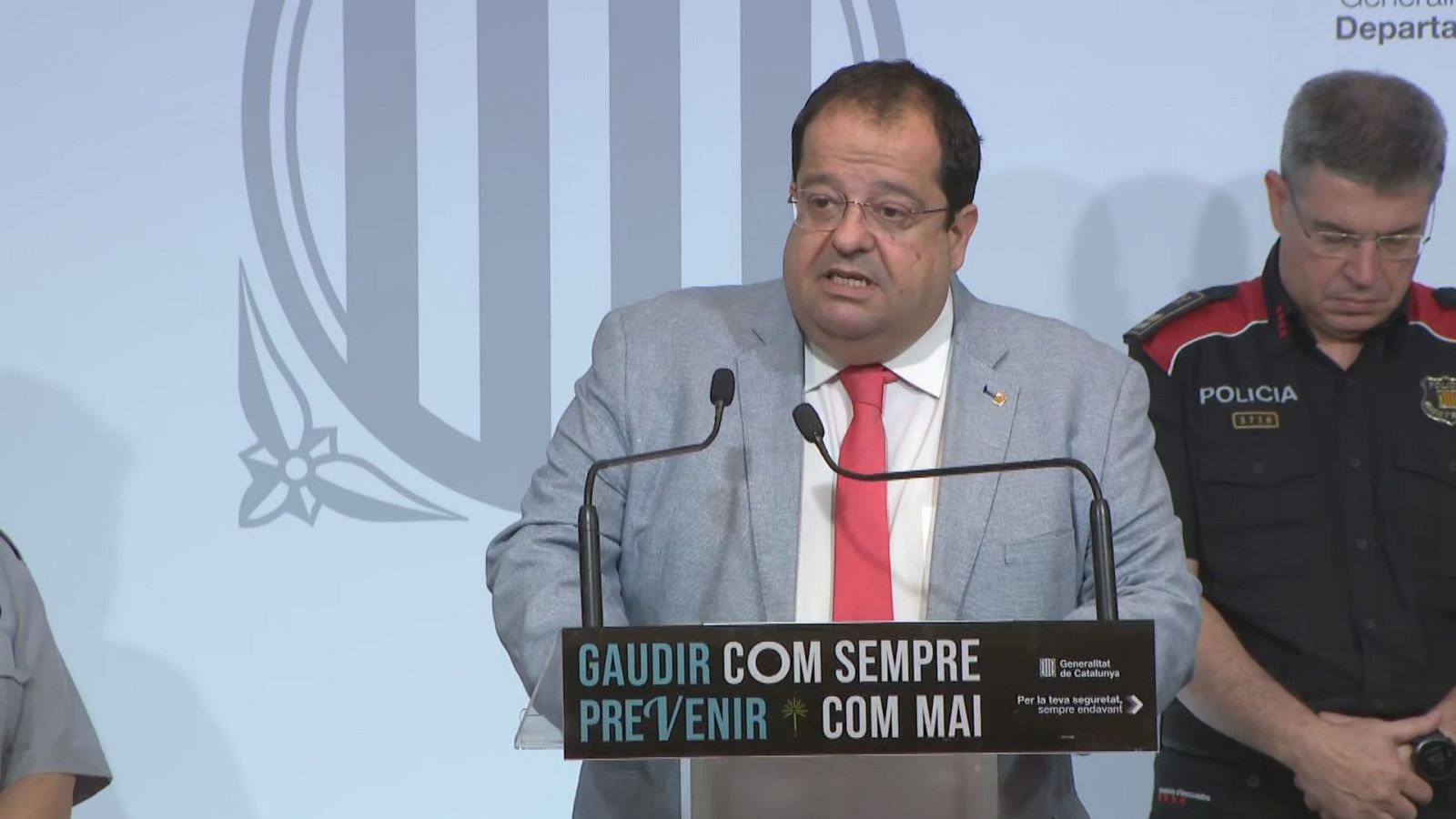 Presentació del dispositiu d'Interior per la revetlla de Sant Joan 2023