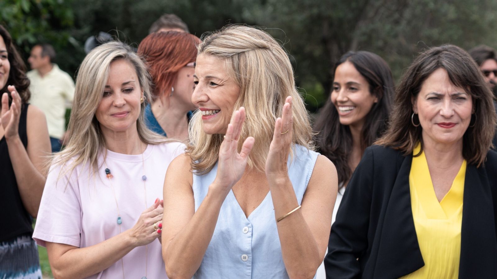 La vicepresidenta y candidata de Sumar, Yolanda Díaz
