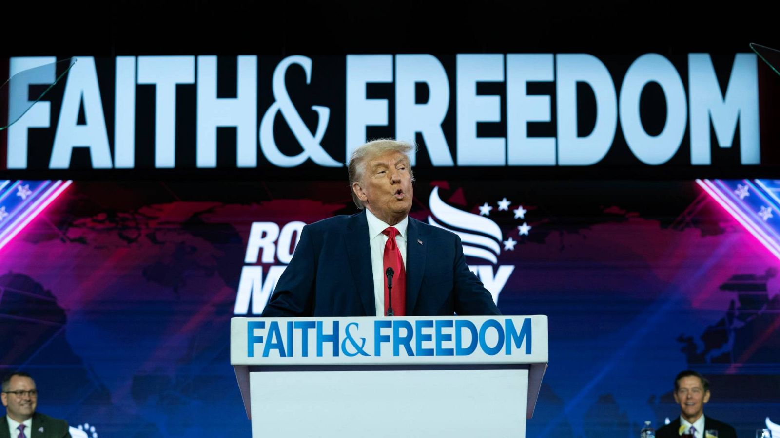 Una imagen de Donald Trump