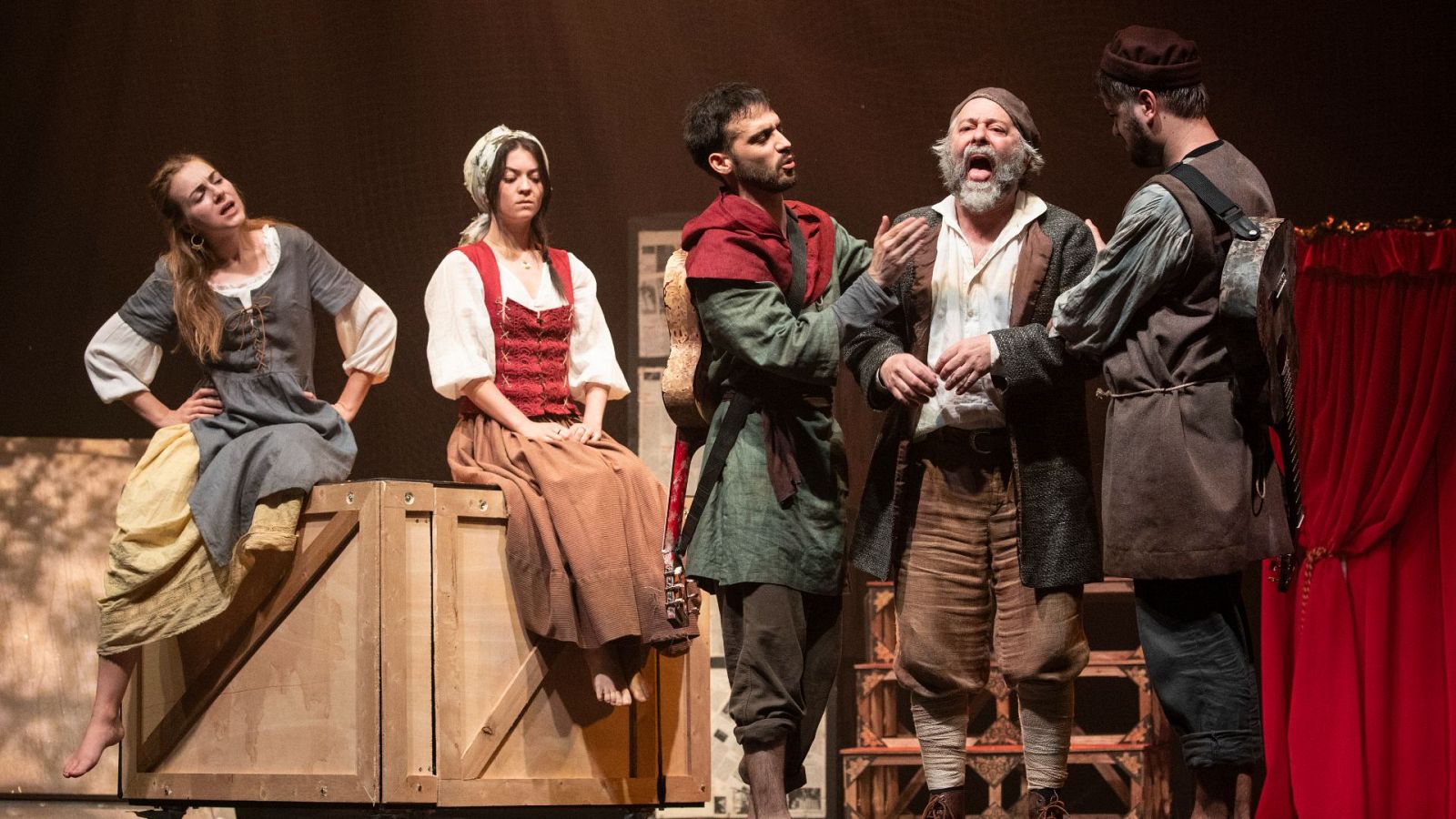 Escena de 'La casa de los celos y selvas de Ardenia'