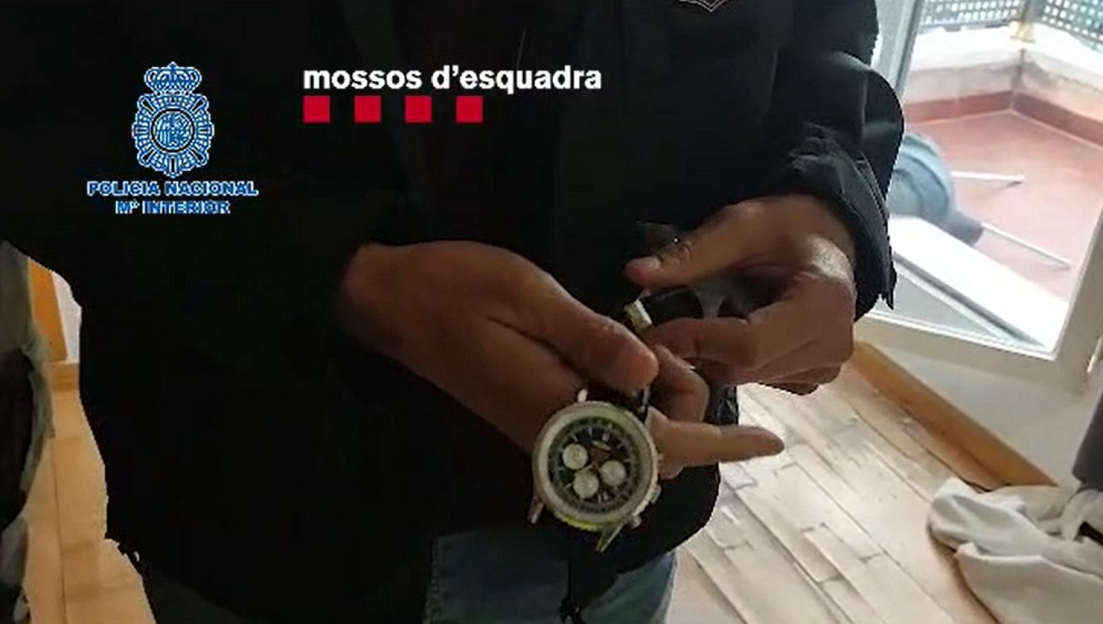 Un dels rellotges de gamma alta robats i que la policia ha pogut recuperar