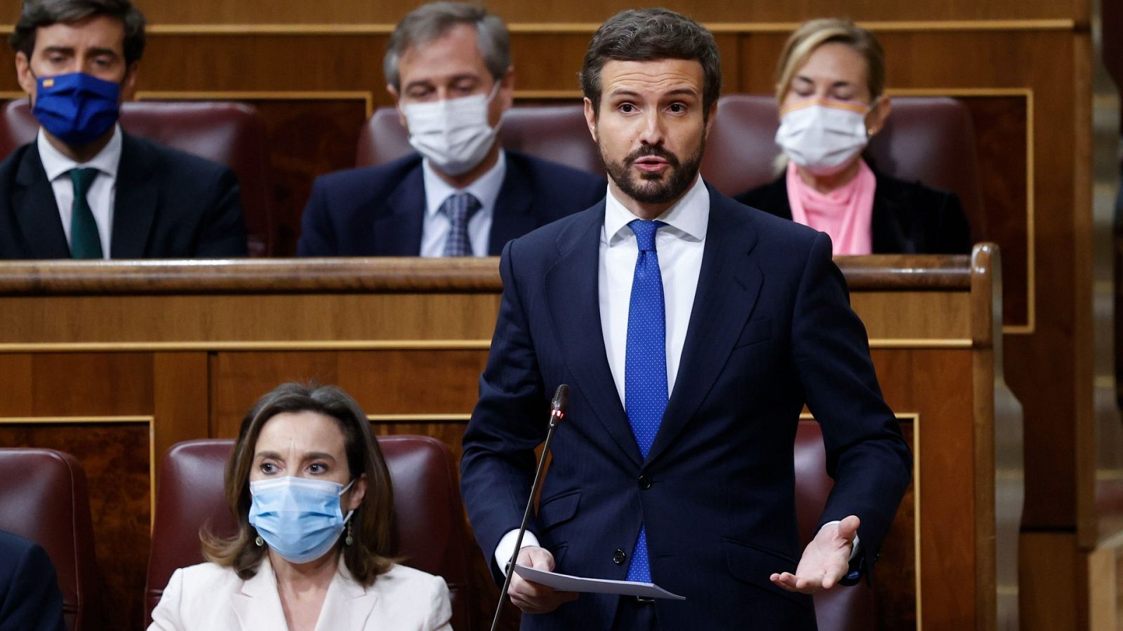 El líder del Partido Popular, Pablo Casado