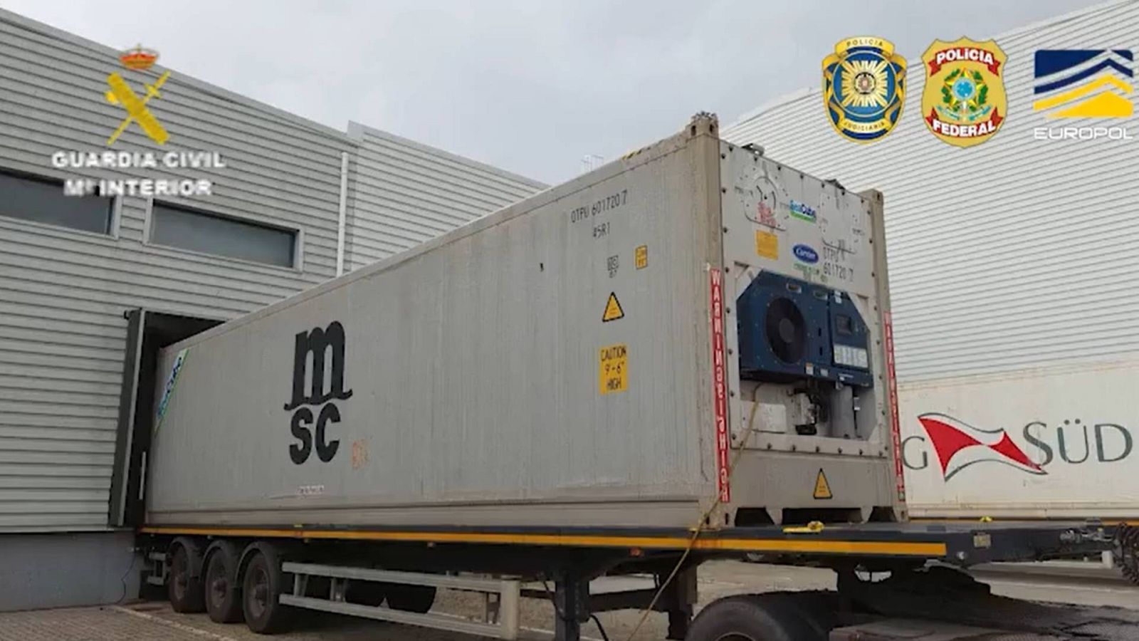 Detenidos 24 miembros de una organización que enviaba cocaína de Brasil a Europa