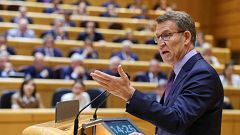 El presidente del Senado critica a Feijóo por no declarar si tiene un "sobresueldo" del PP y le pide que sea transparente