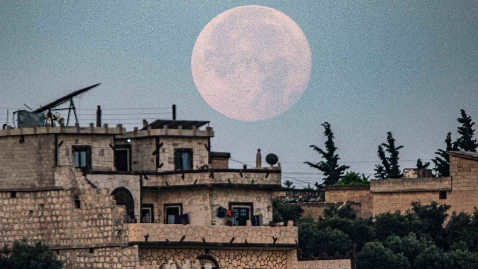 Edificios en la provincia de Alepo, en Siria.