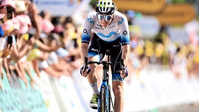 Matteo Jorgenson abandona el Tour y deja al Movistar con s�lo cuatro corredores