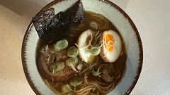 Receta de María Lo: ramen con chashu casero y huevo