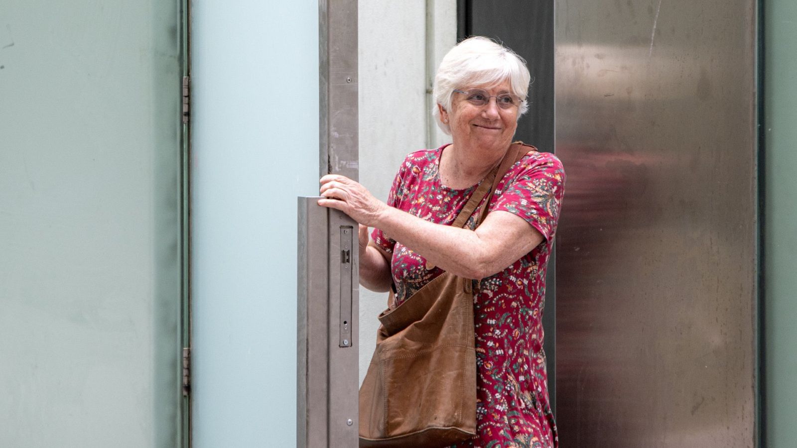 La eurodiputada de Junts, Clara Ponsatí, sale de la Ciutat de la Justícia de Barcelona tras ser detenida