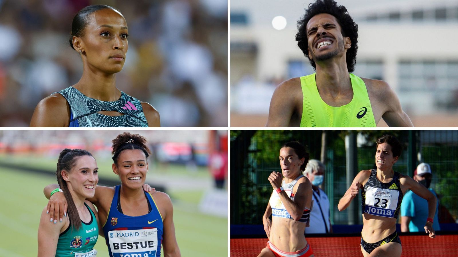 Estrellas del atletismo español