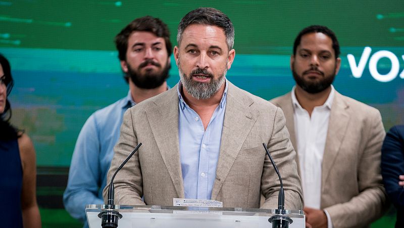 Abascal asegura que Vox no ser� "obst�culo" para investir a Feij�o si convence a un "pu�ado" de "socialistas buenos"