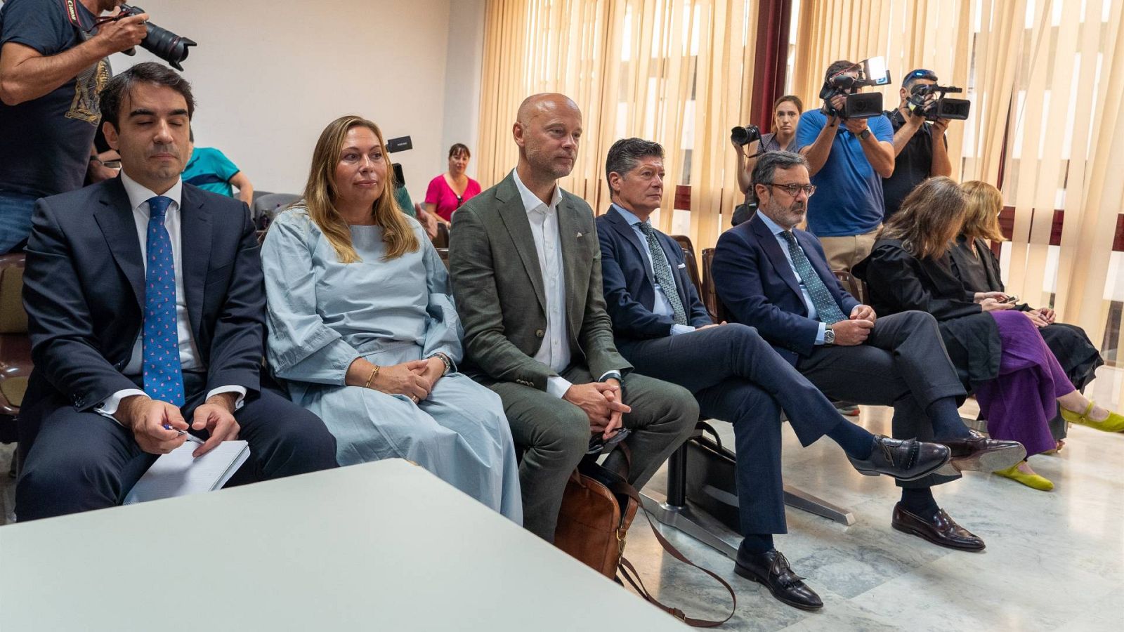 La multinacional Boliden durante el juicio, en una imagen de archivo