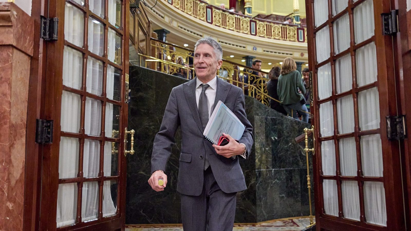 El ministro de Interior, Fernando Grande-Marlaska,