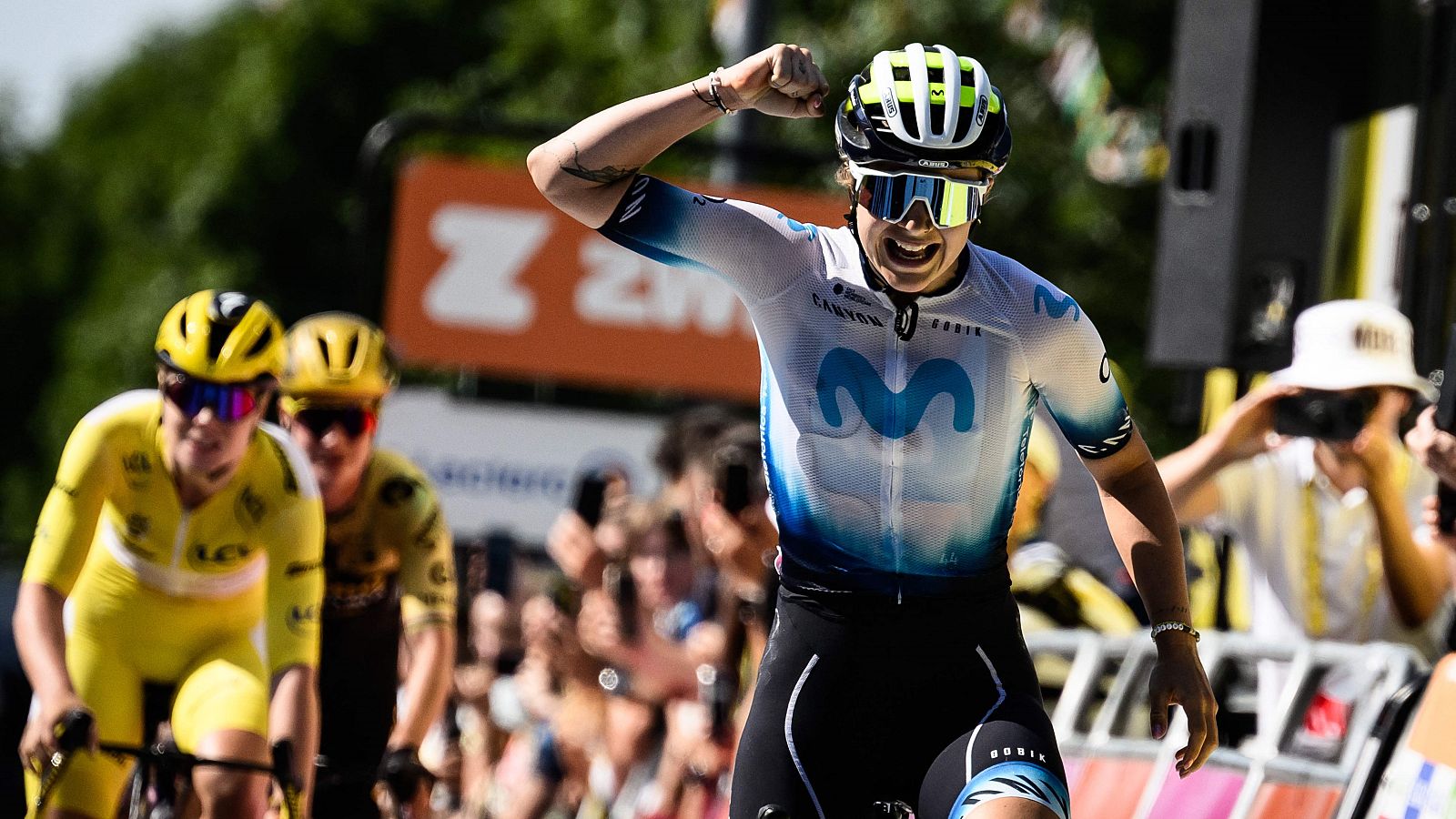 Victoria de Emma Norsgaard en la sexta etapa del Tour Femenino