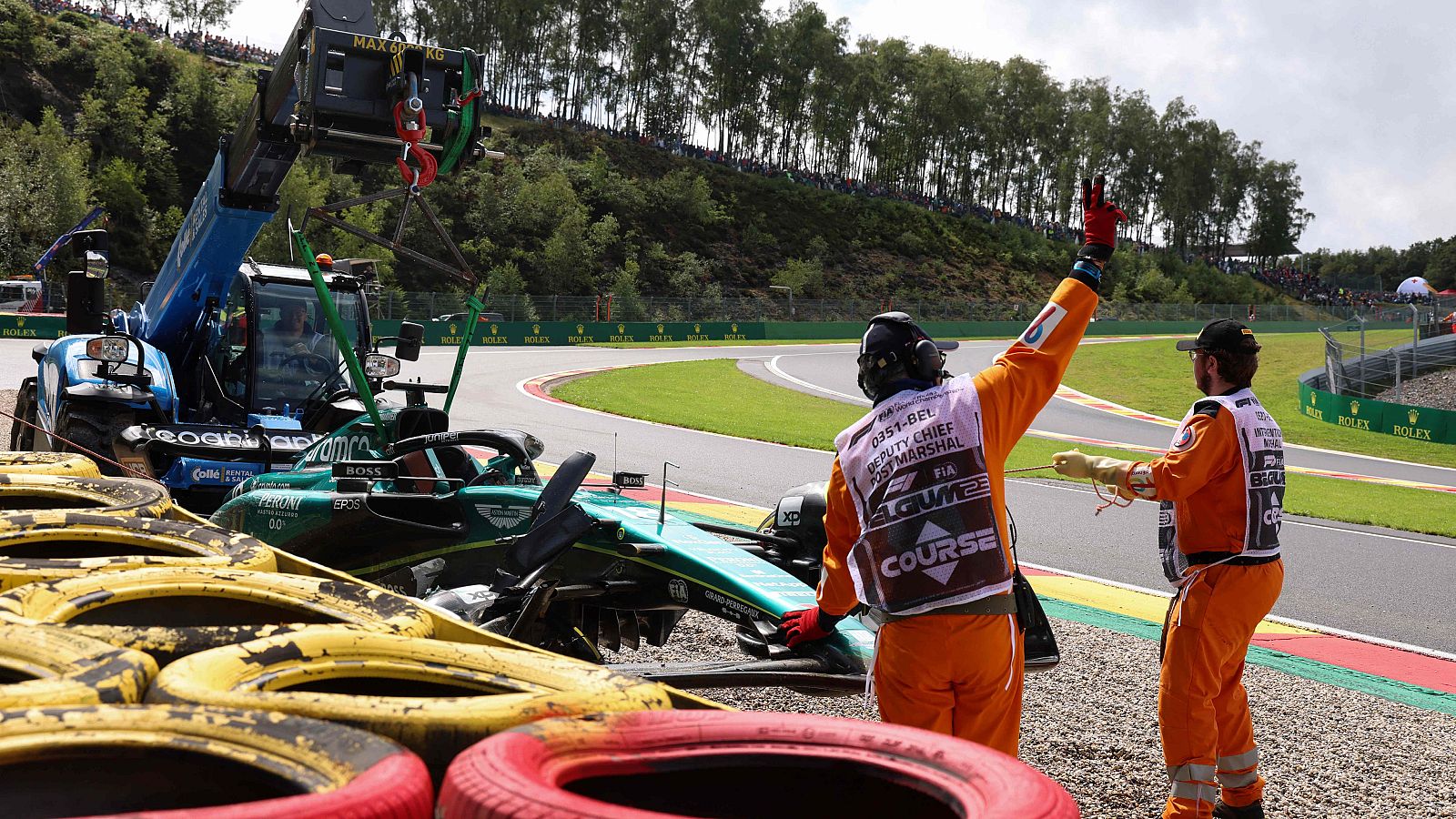 Desastre de Aston Martin en la clasificación de la carrera al sprint