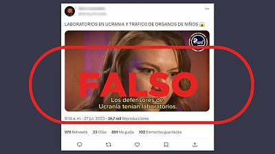 Este vdeo que alerta de trfico de rganos de nios ucranianos es falso