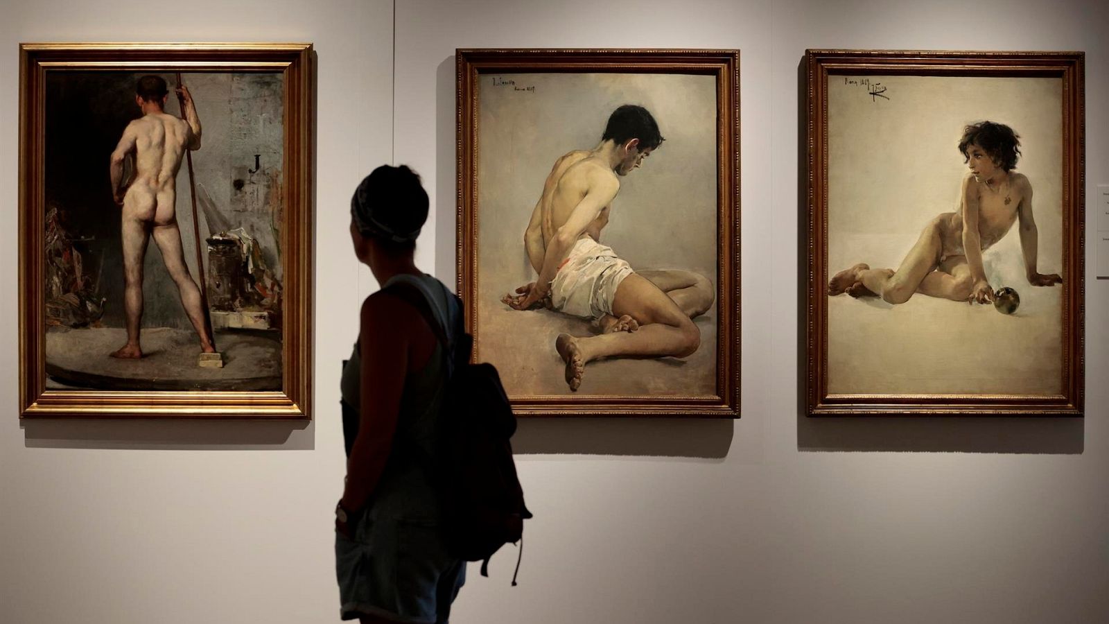 Sala dedicada a Joaquín Sorolla en el Museo de Bellas Artes de Valencia