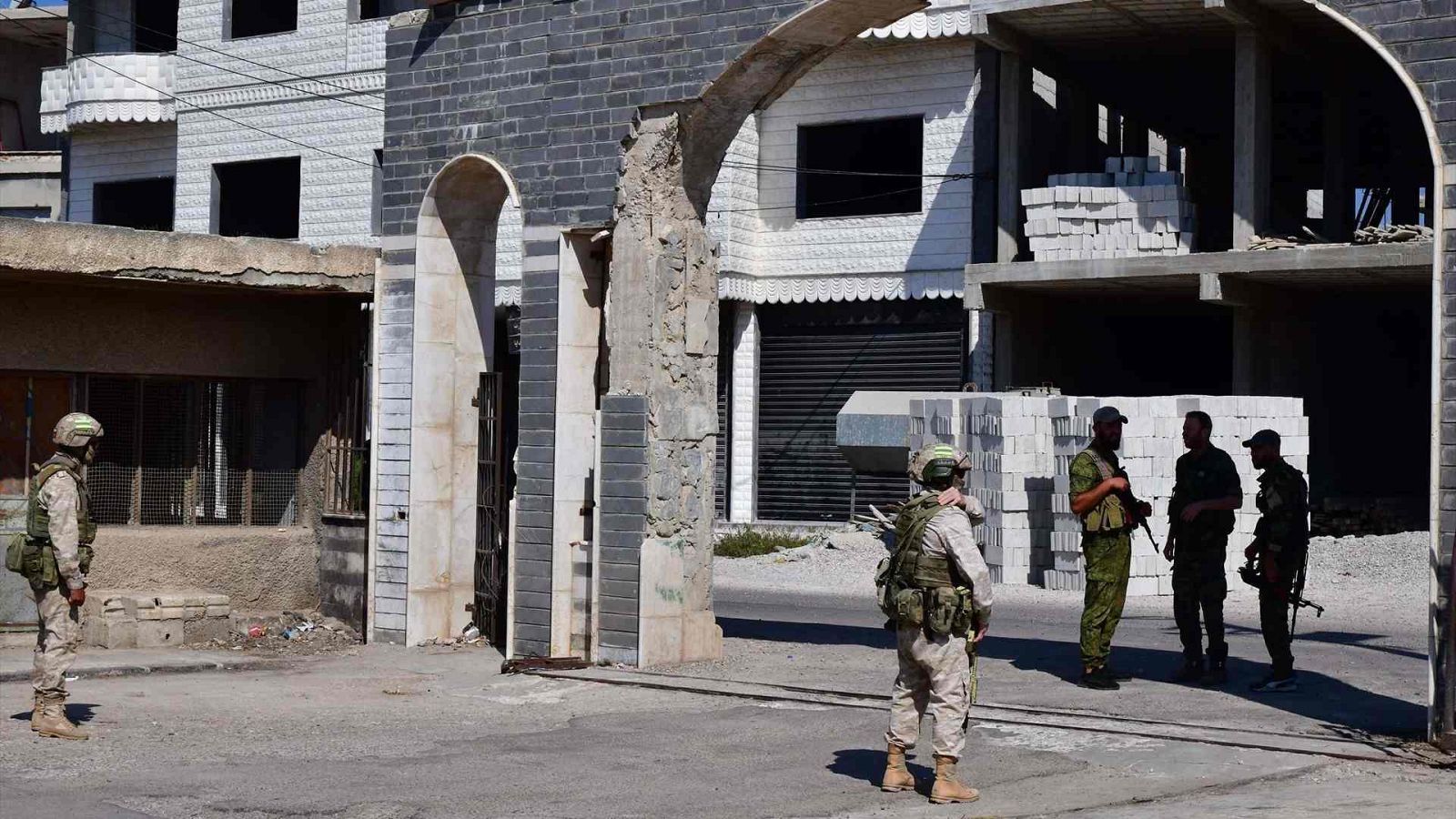 Imagen de achivo de militares en Siria.