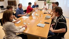 Los socialistas cierran un acuerdo de Gobierno en Navarra con Geroa Bai y Contigo-Zurekin para investir a Chivite
