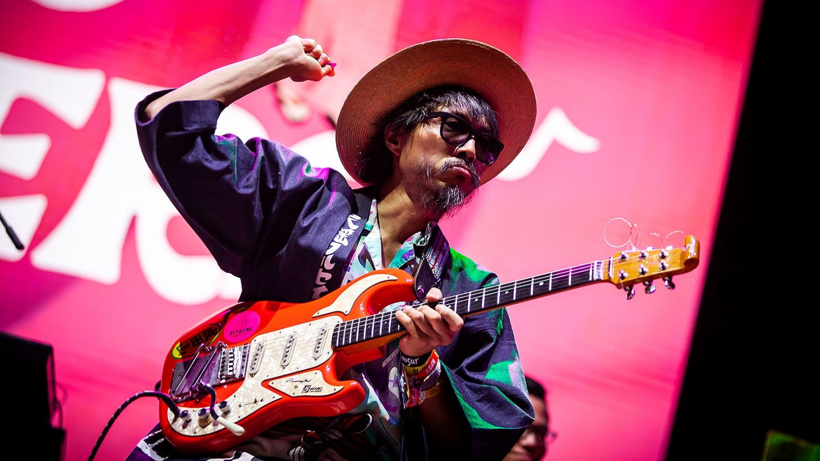 Minyo Crusaders en su actuación en Etnosur 2023