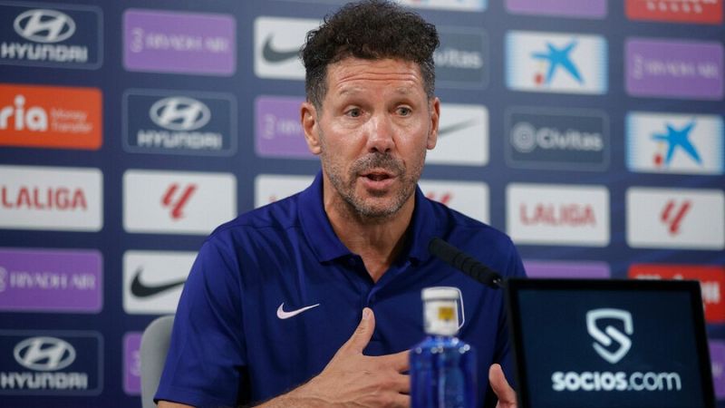 Diego Simeone, sobre el mercado de fichajes: "Hay que estar alerta al plan A y al plan B"