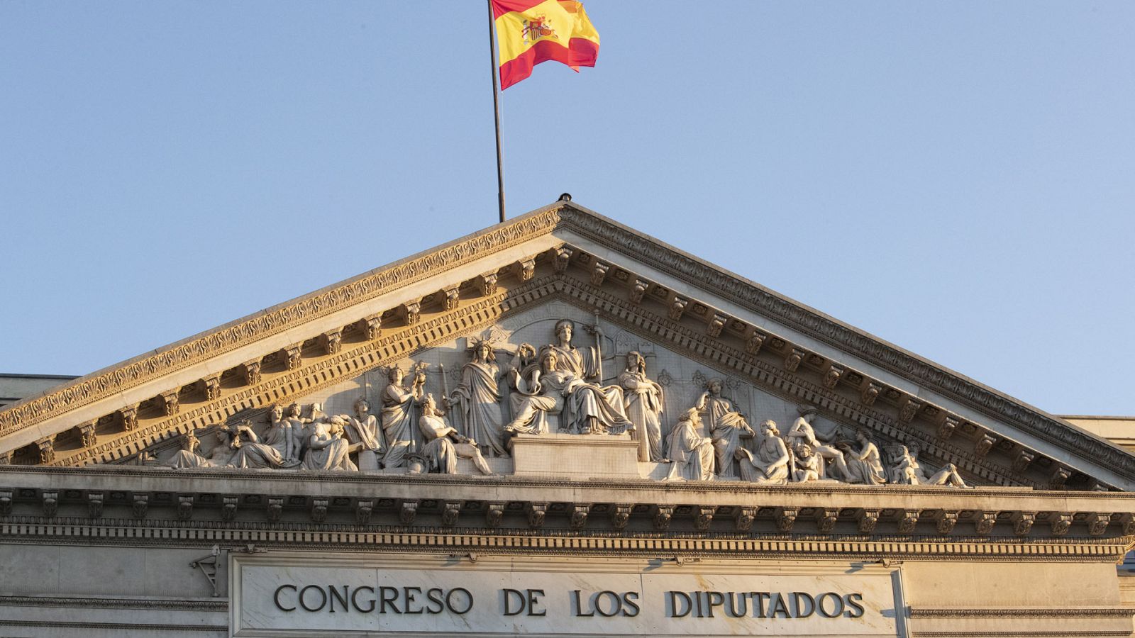 Fachada del Congreso de los Diputados