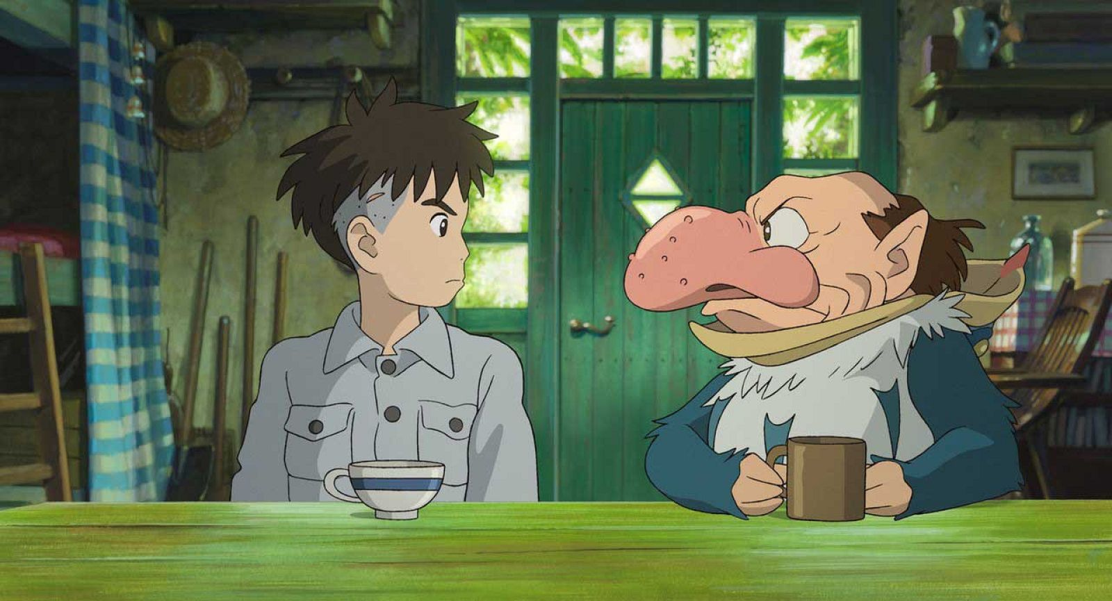 Imagen de El chico y la garza, de Hayao Miyazaki.