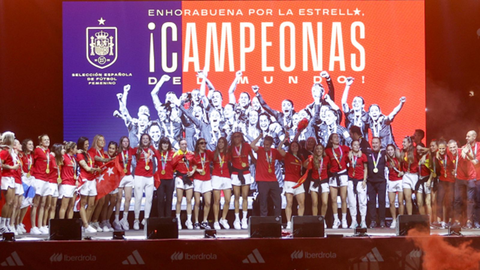 Celebración del Campeonato del Mundo de Fútbol