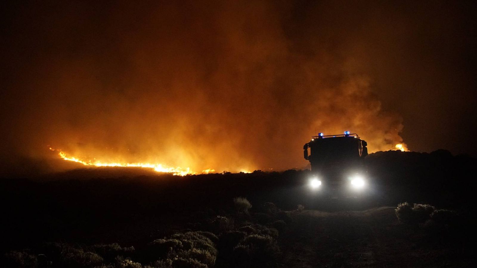 Incendio en Tenerife