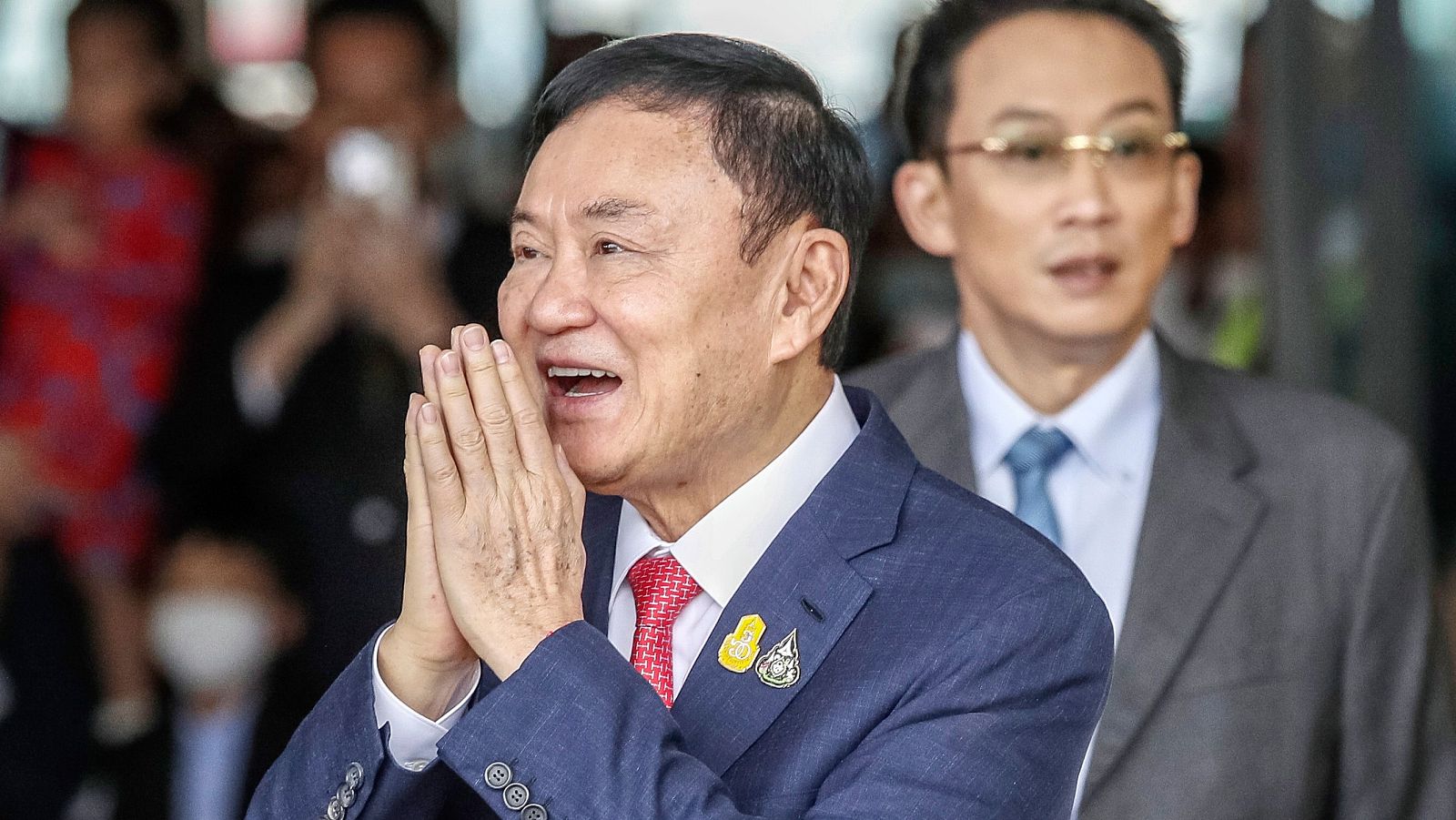 Former Thai prime minister Thaksin Shinawatra returns to Thailand from self exile