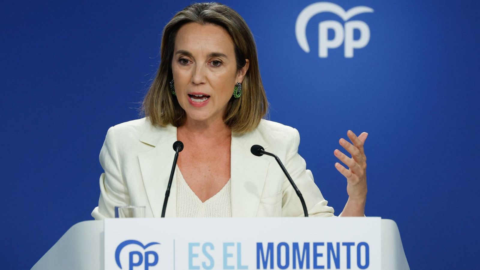 La secretaria general del PP, Cuca Gamarra