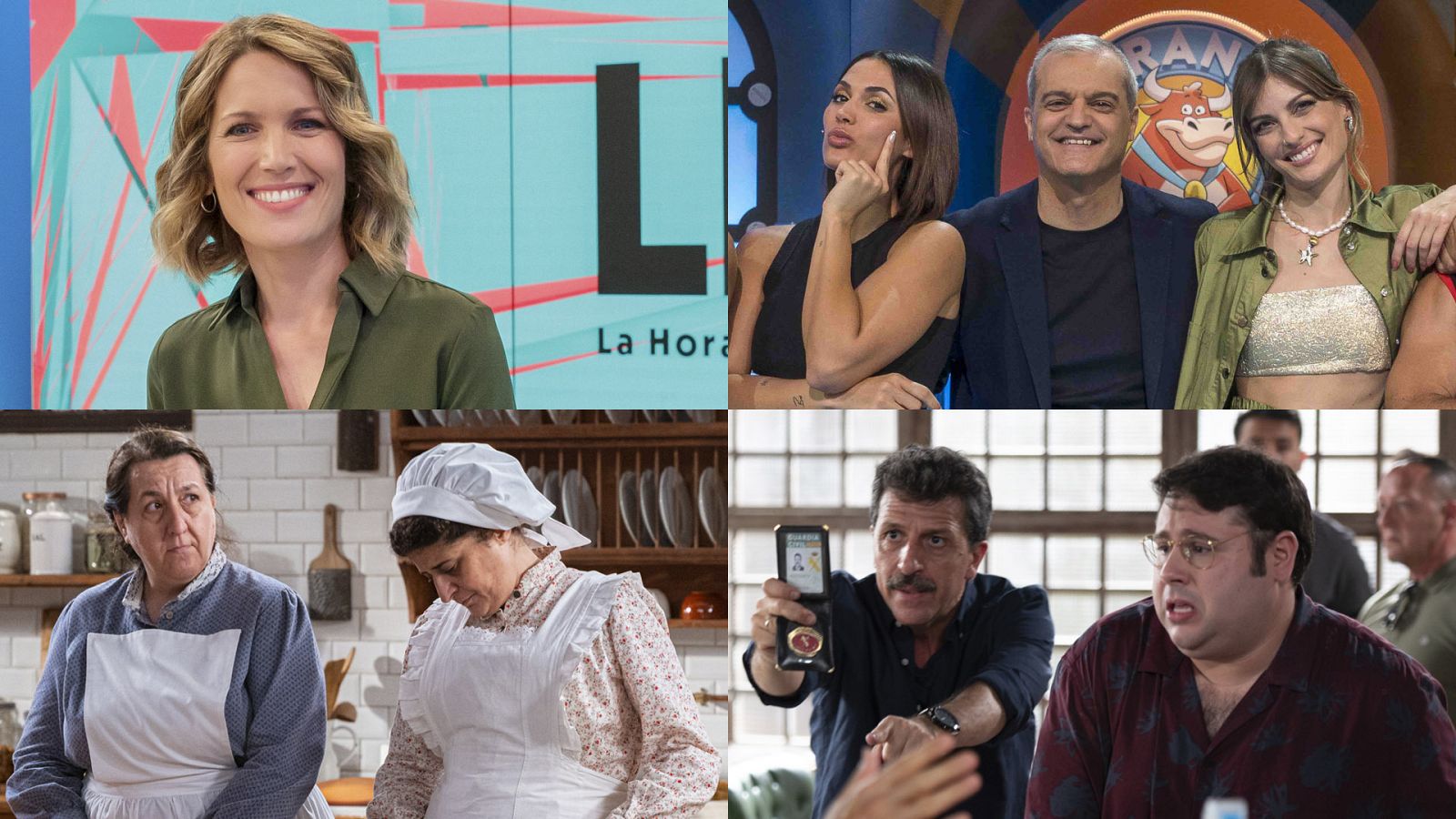 Liderazgos en 'La hora de La 1', 'La promesa', '4 estrellas' y 'El Grand Prix'