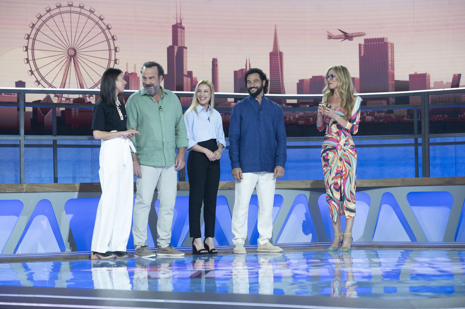 Los actores de 'La promesa' en 'El puente de las mentiras'