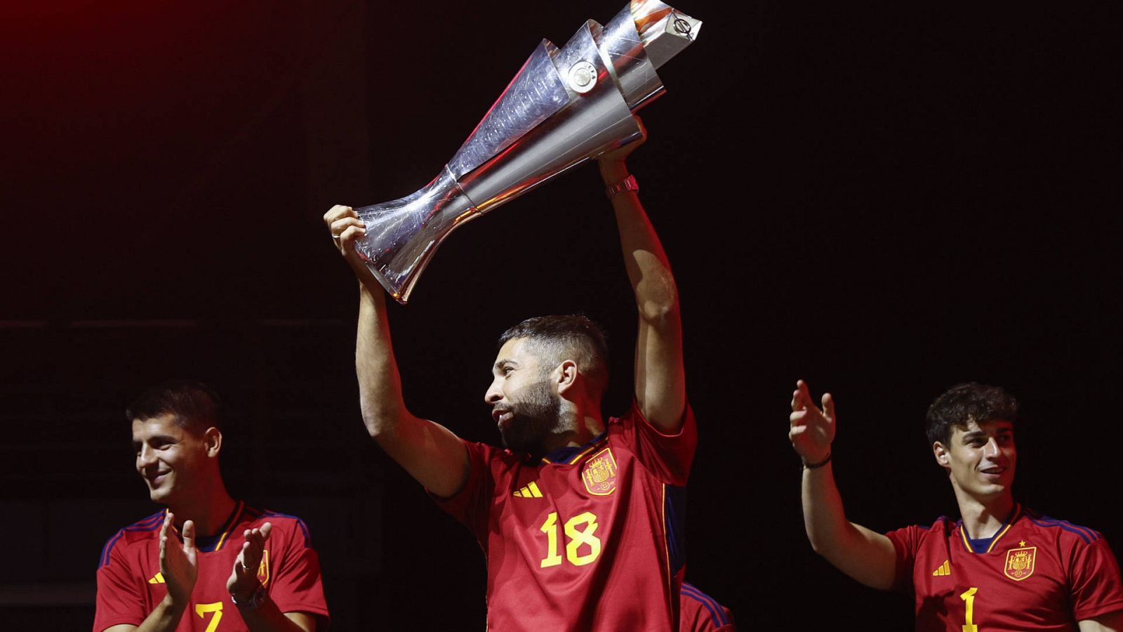 Jordi Alba, con la selección española
