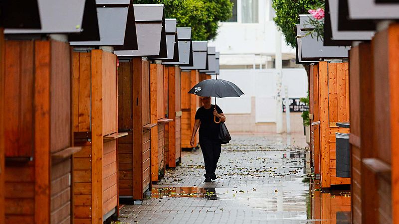 Cinco comunidades mediterráneas en alerta amarilla por lluvia, tormentas y oleaje