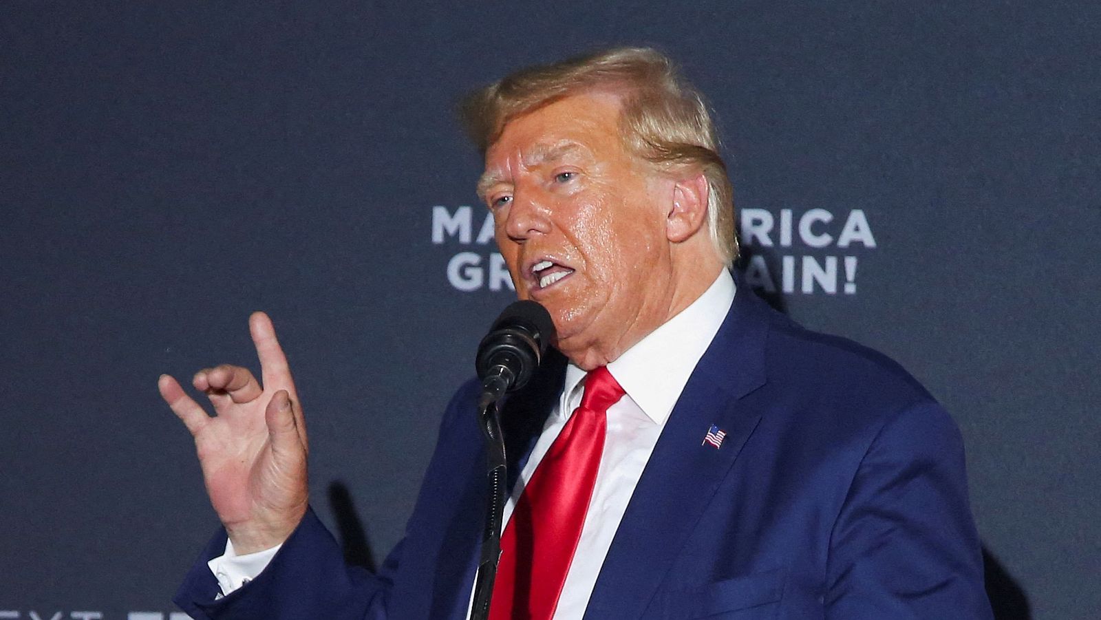 Imagen del expresidente de Estados Unidos, Donald Trump