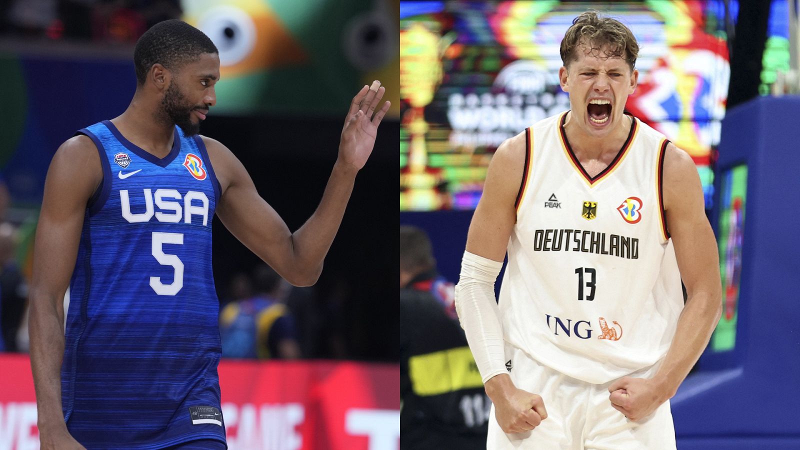EEUU y Alemania, en el Mundial de Baloncesto