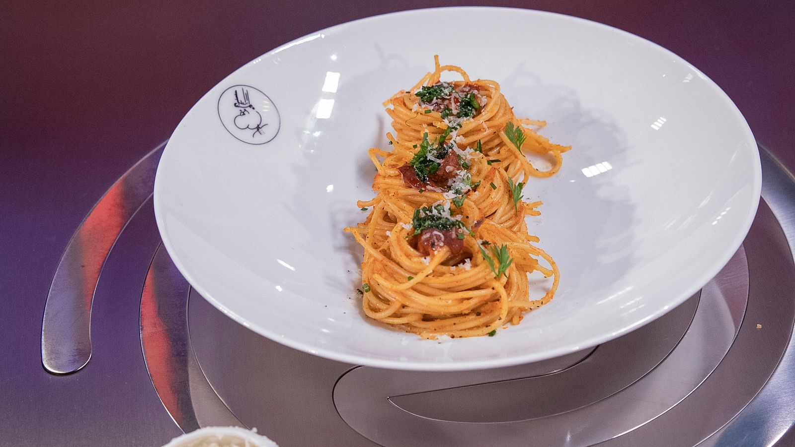 MasterChef | Pasta con zanahoria y erizo de mar de Miguel Diosdado