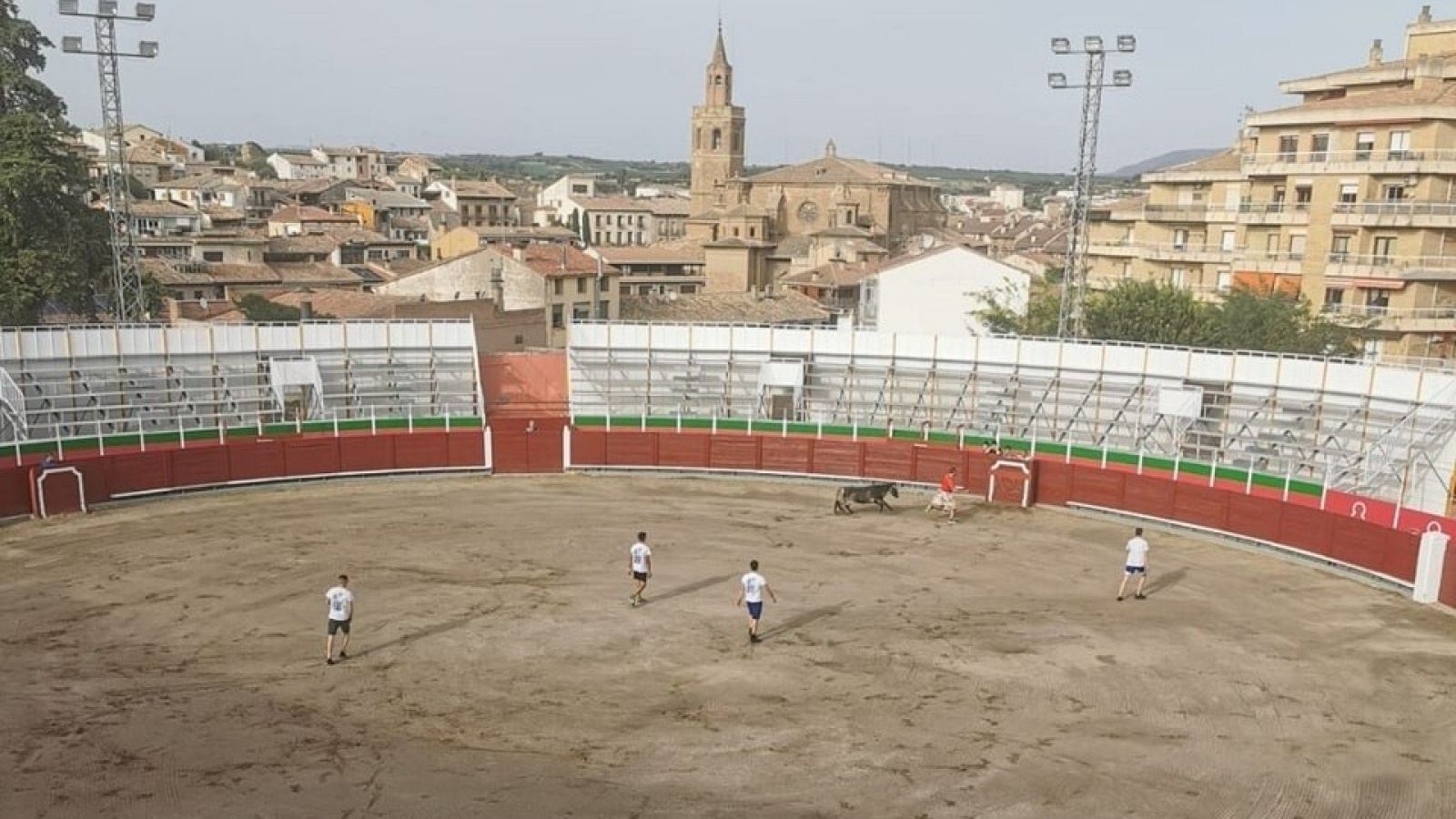 Plaza de toros de Barbastro, en una imagen de archivo