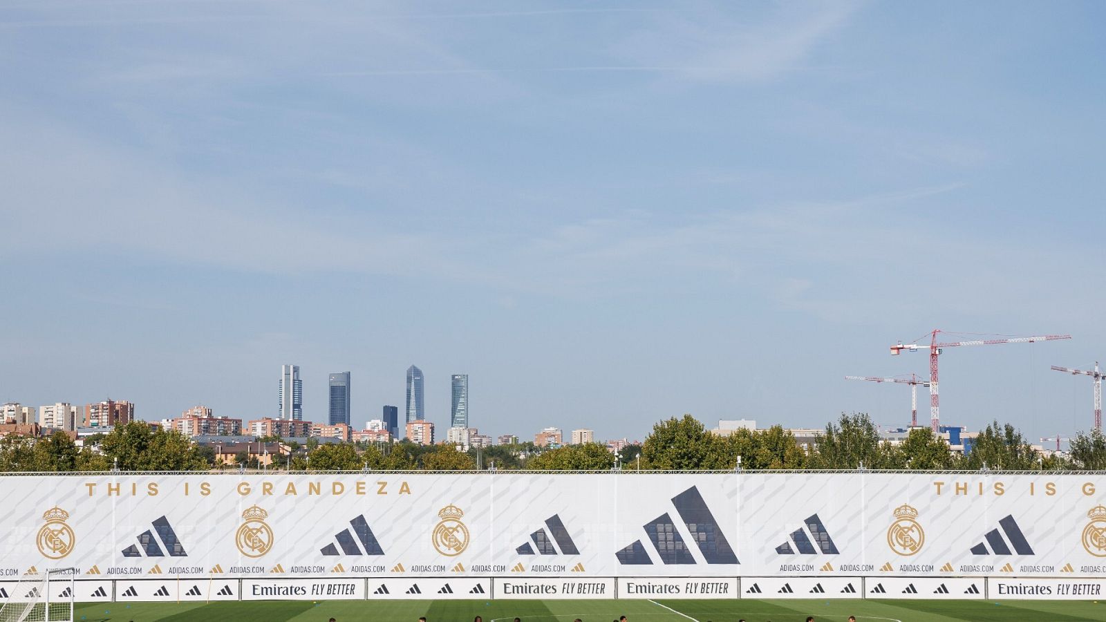 Imagen de la Ciudad Deportiva del Real Madrid, en Valdebebas, Madrid