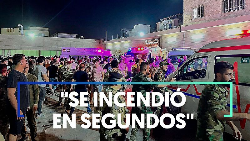 Un incendio en una boda en Irak deja al menos 114 muertos y centenares de heridos