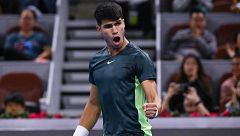 Carlos Alcaraz gana a Yannick Hanfmann y avanza en el Open de China