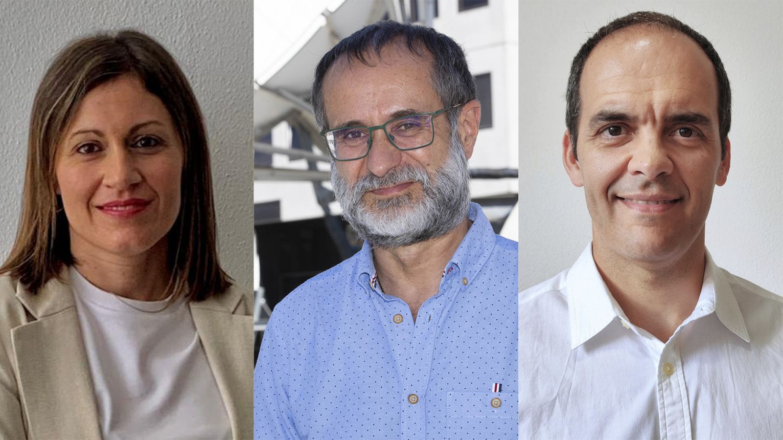 Sara Martín Olmo, Esteve Crespo y Francisco Briones