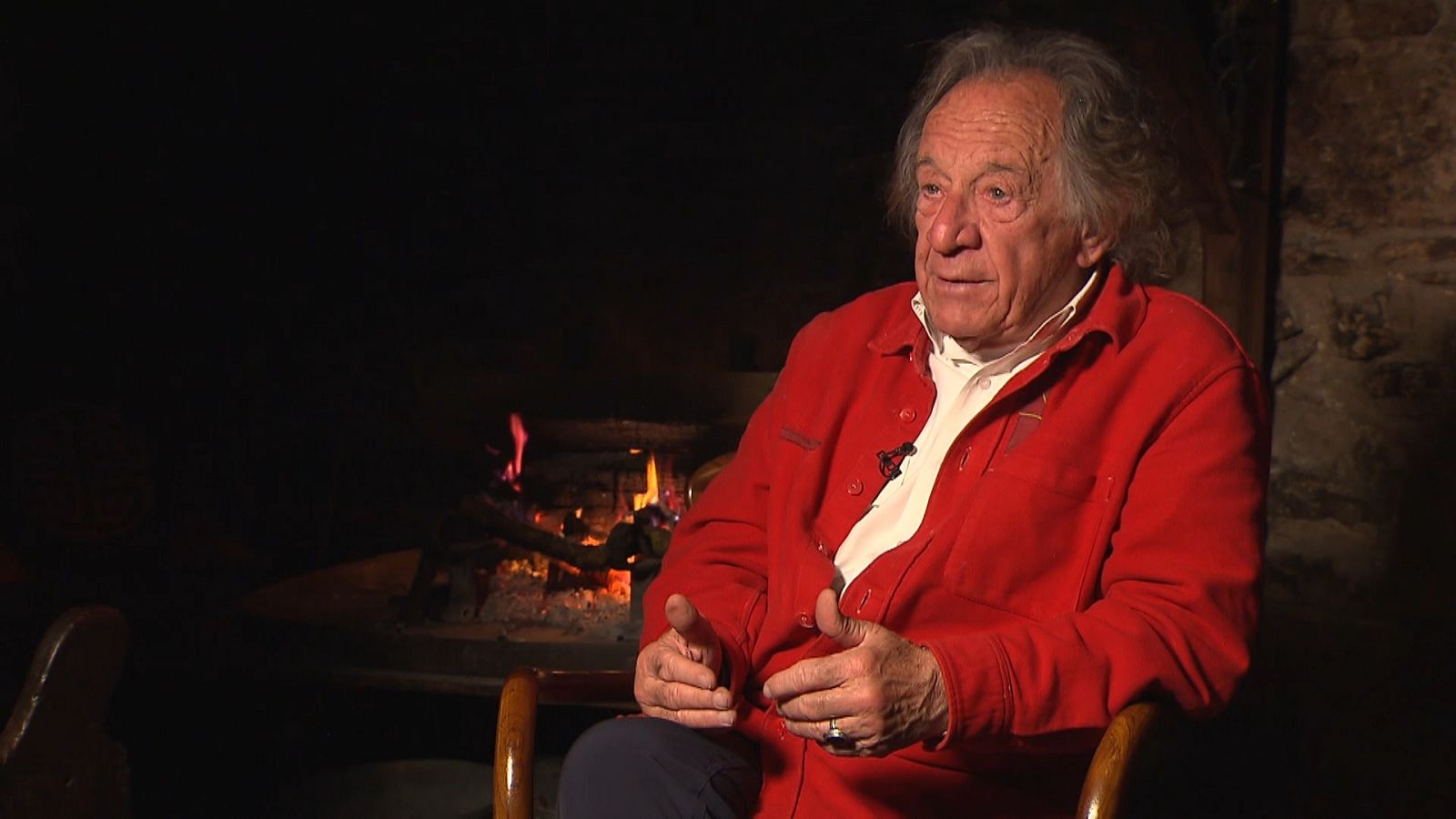 L'actor Albert Vidal durant l'entrevista a 'Únics'