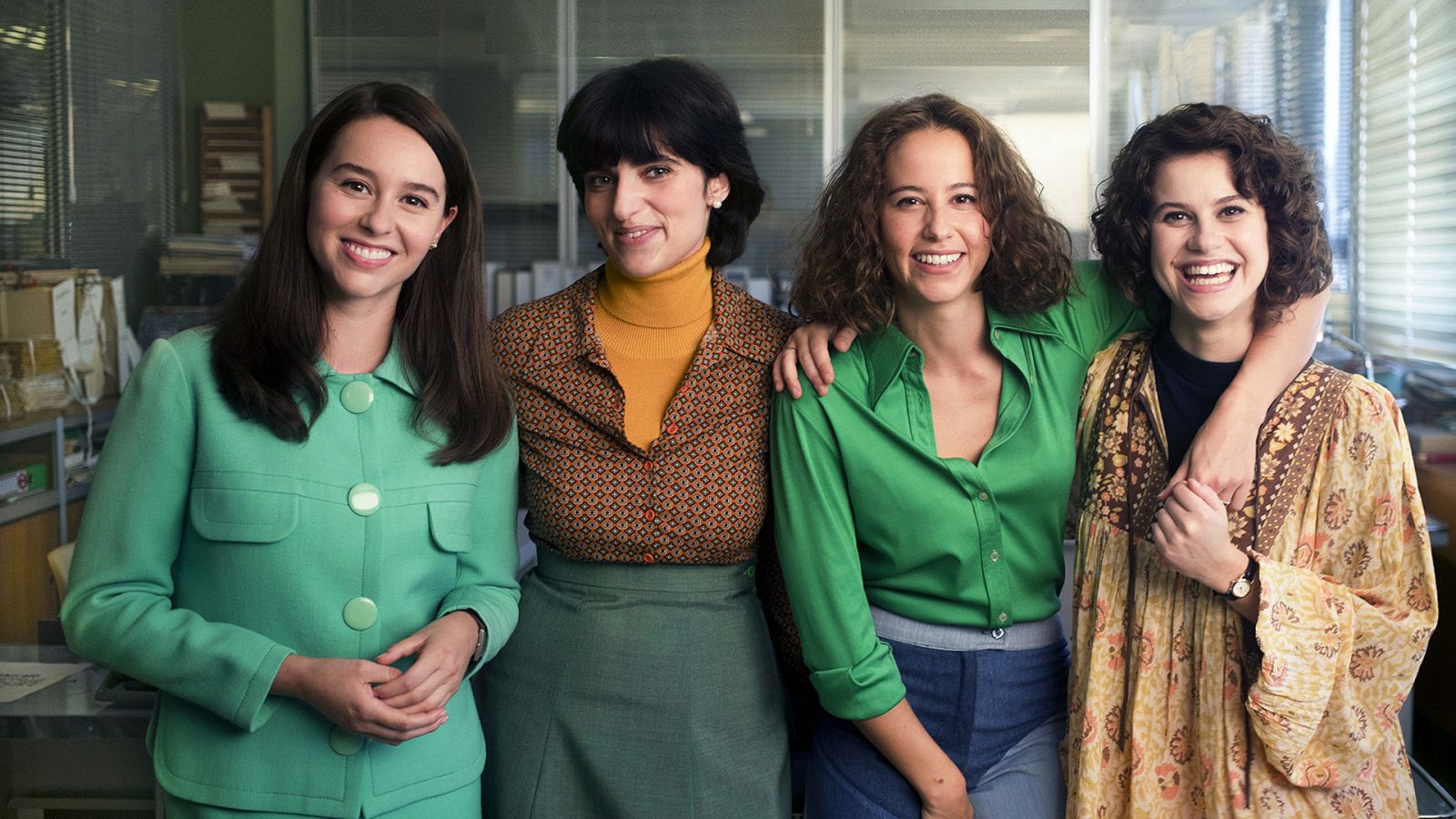 Paula Usero, Almudena Pascual, Irene Escolar y Elisabet Casanovas