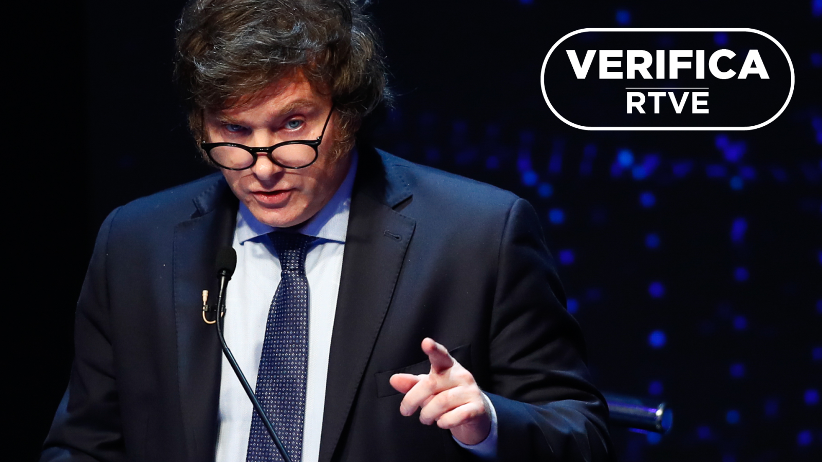 Bulos en el discurso de Milei: el candidato durante el segundo debate electoral 2023