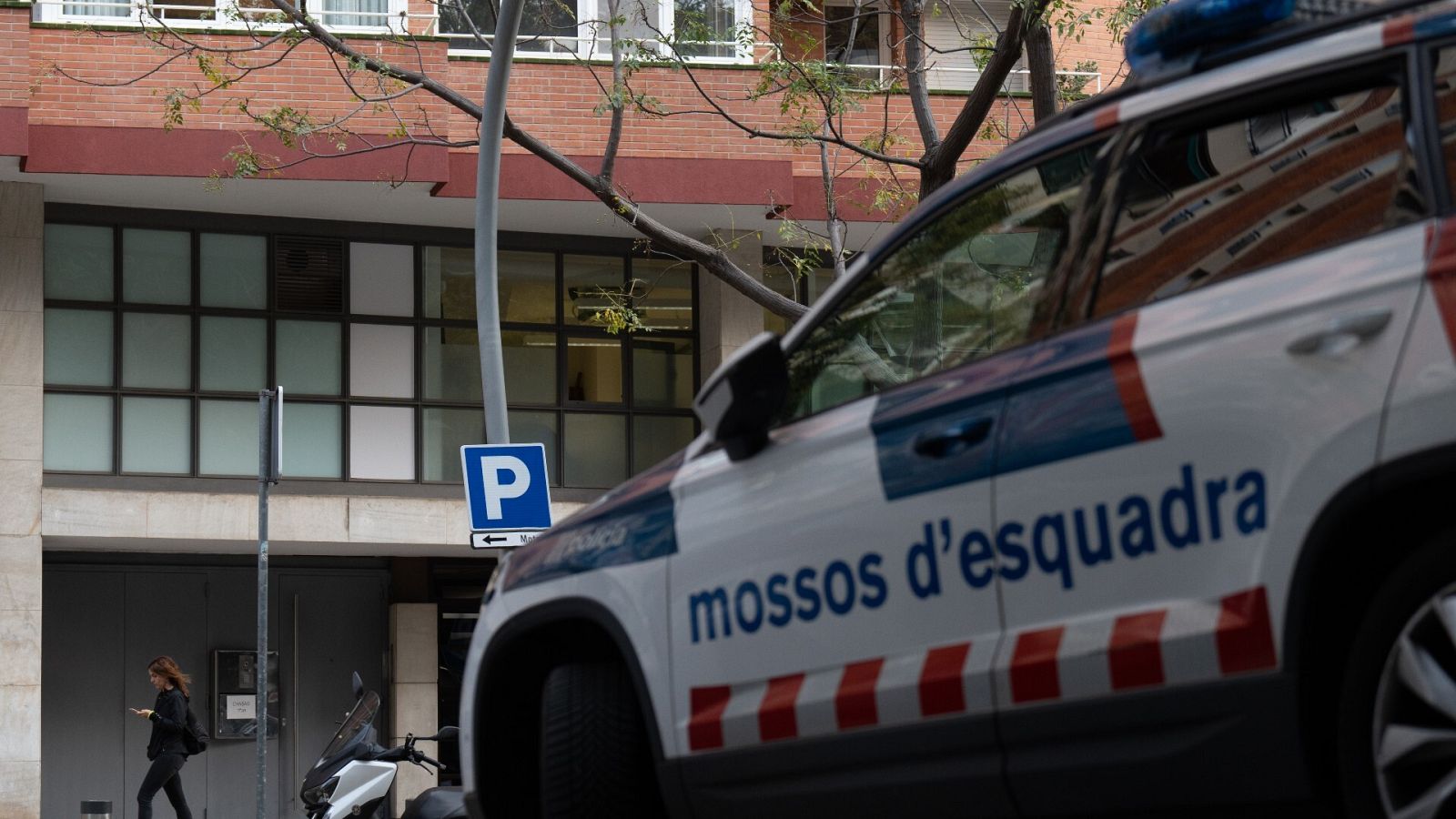 Un coche patrulla de los Mossos d'Esquadra
