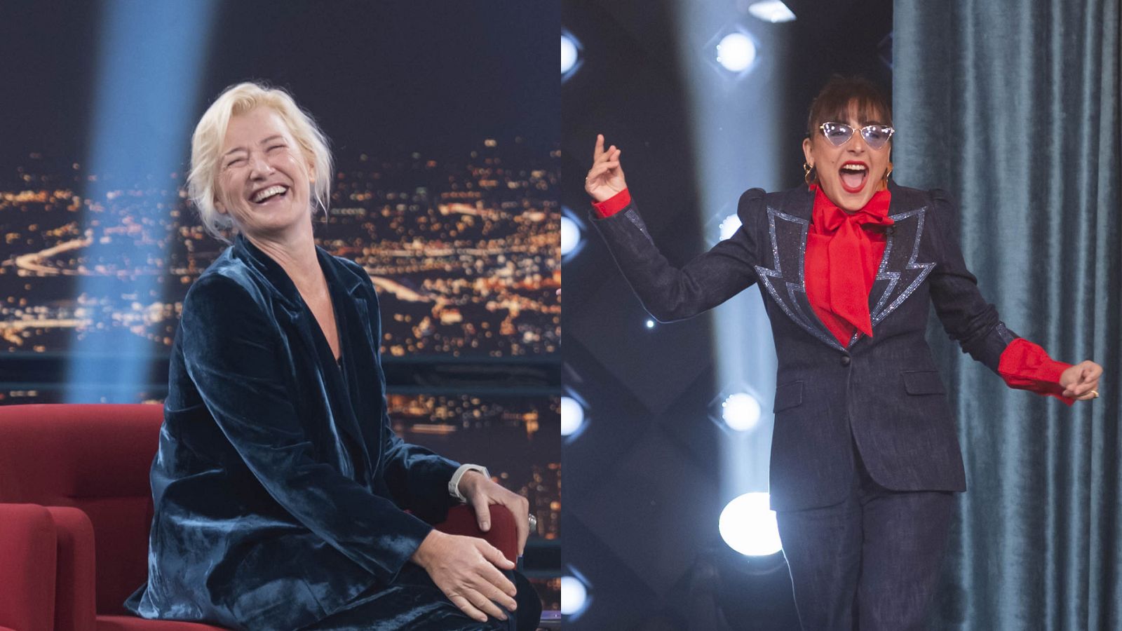 Ana  Duato y Candela Peña en 'Late Xou'