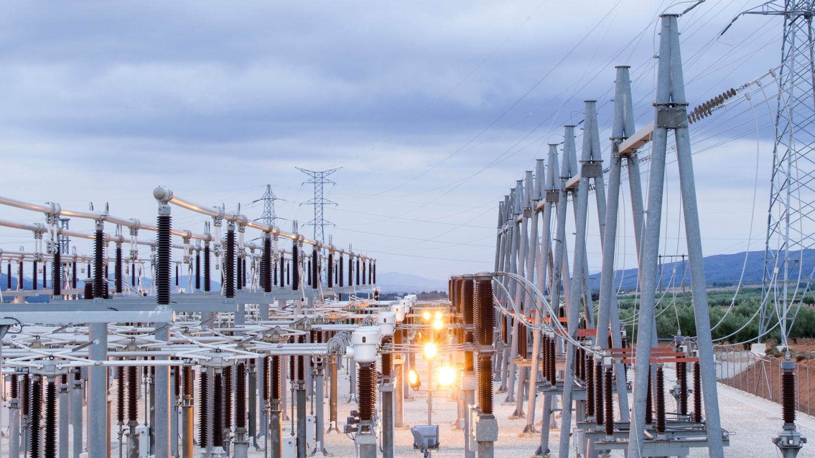 Una estación eléctrica en Valencia