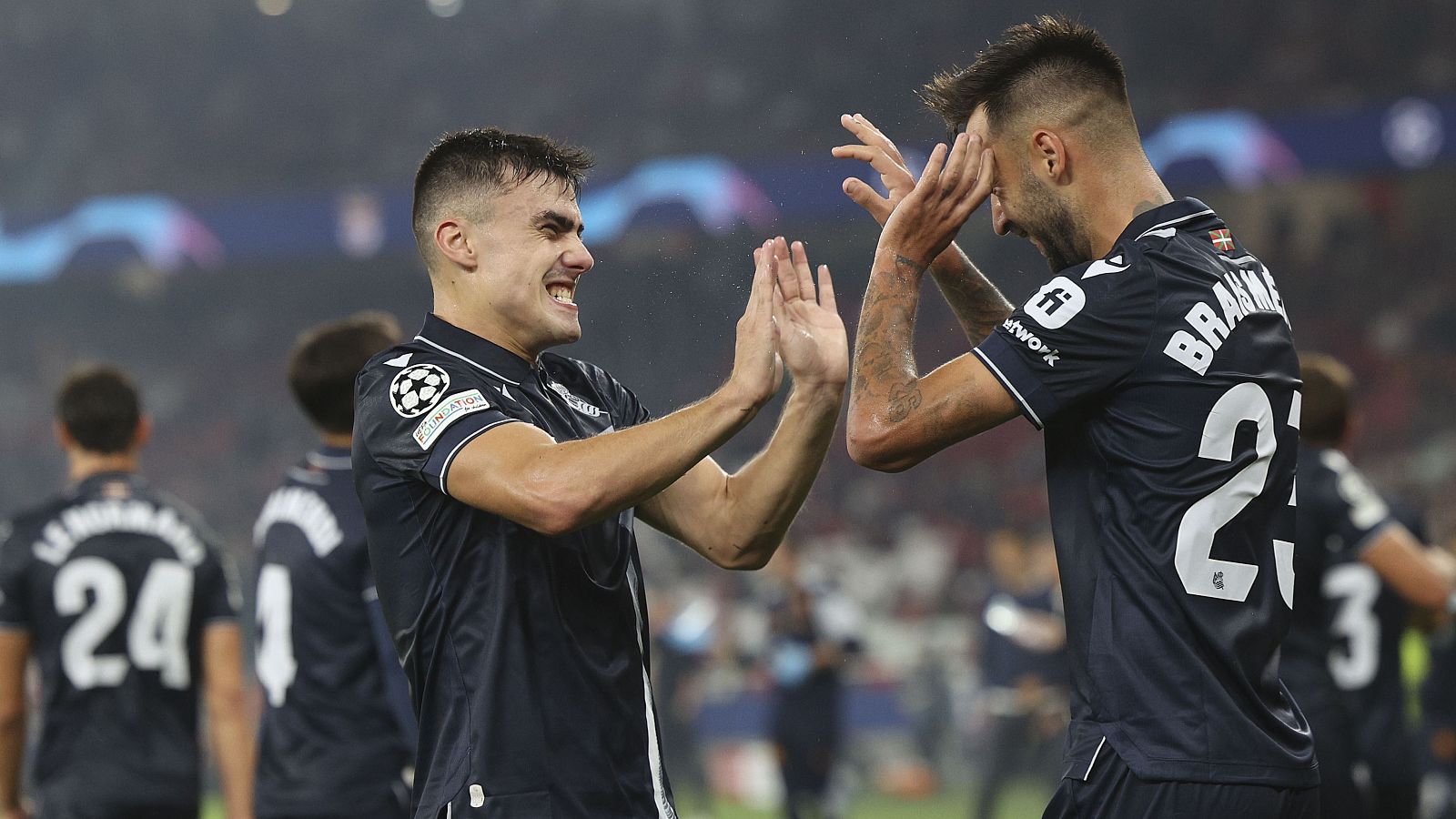 Benfica - Real Sociedad: gran victoria 'txuri urdin' gracias al gol de Brais Méndez